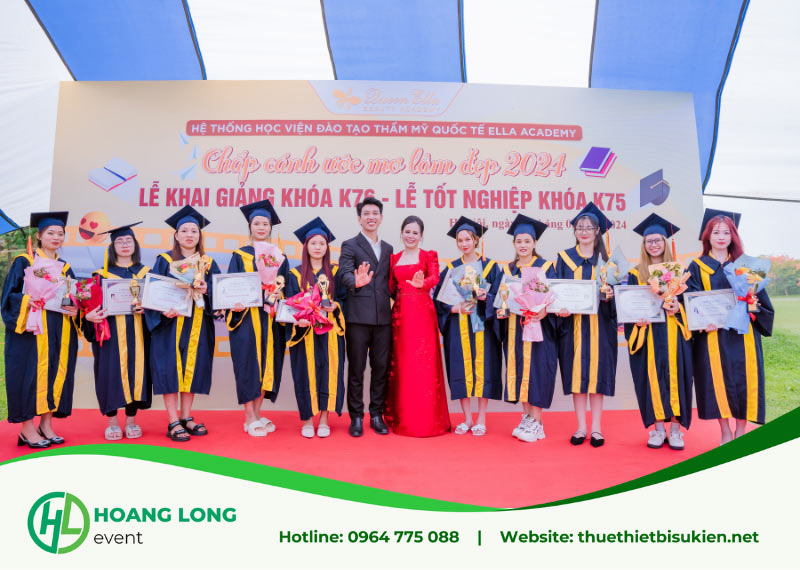 thiết bị tổ chức lễ bế giảng 